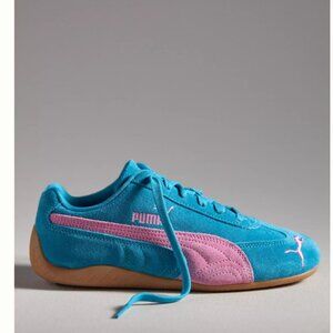 PUMA Speedcat OG Sapphire Blue & Pink Suede & Leather Lace Up Sneaker